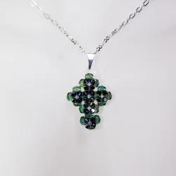 Pendant 45cm - Rusalka-Silver Chain - Pendant 45cm - Laiton argenté